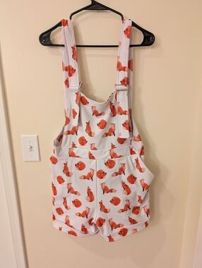 BlackMilk | Fox Print Mini Overalls